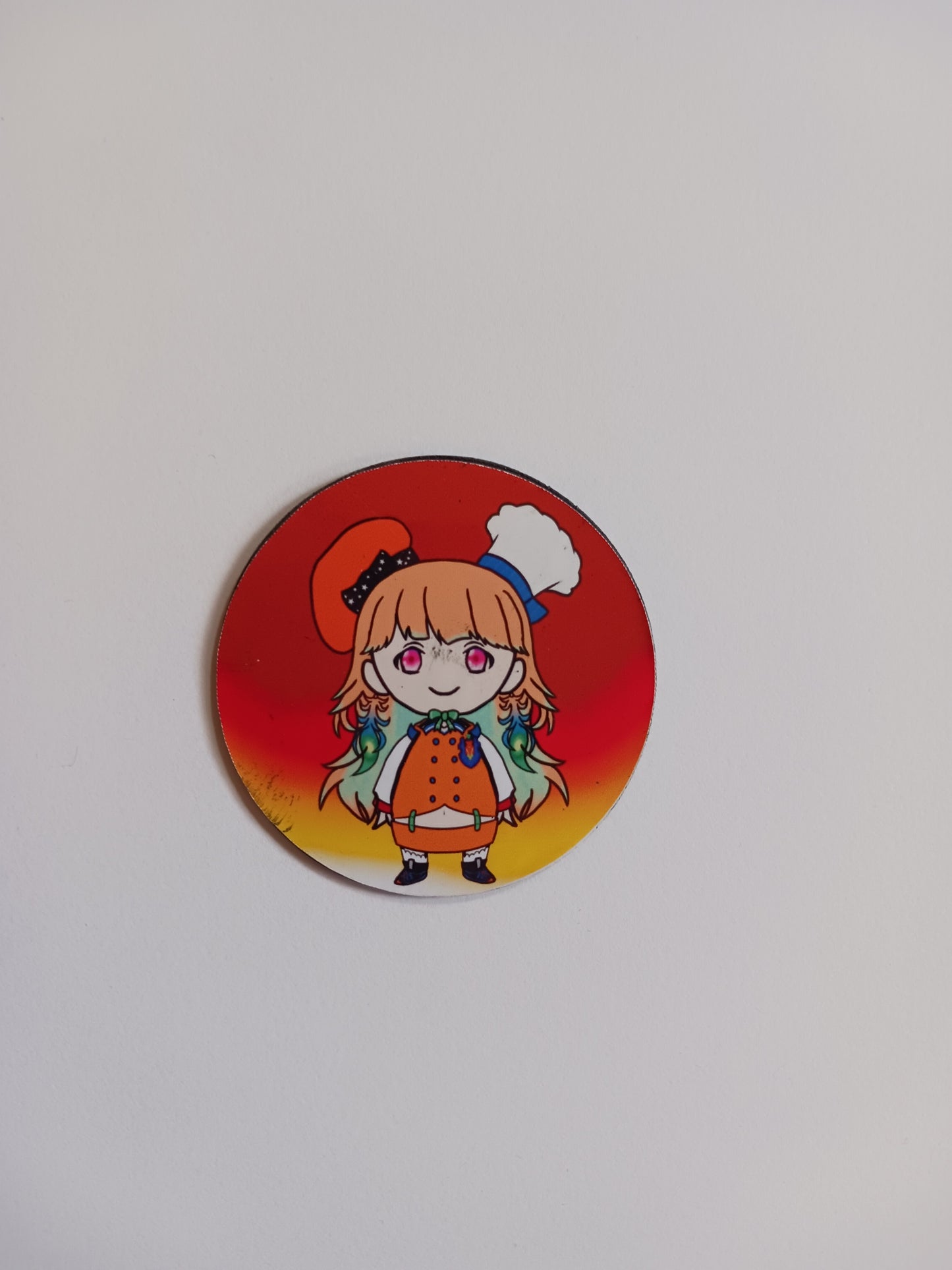 Chubby Chibis - Takanashi Kiara Round magnet