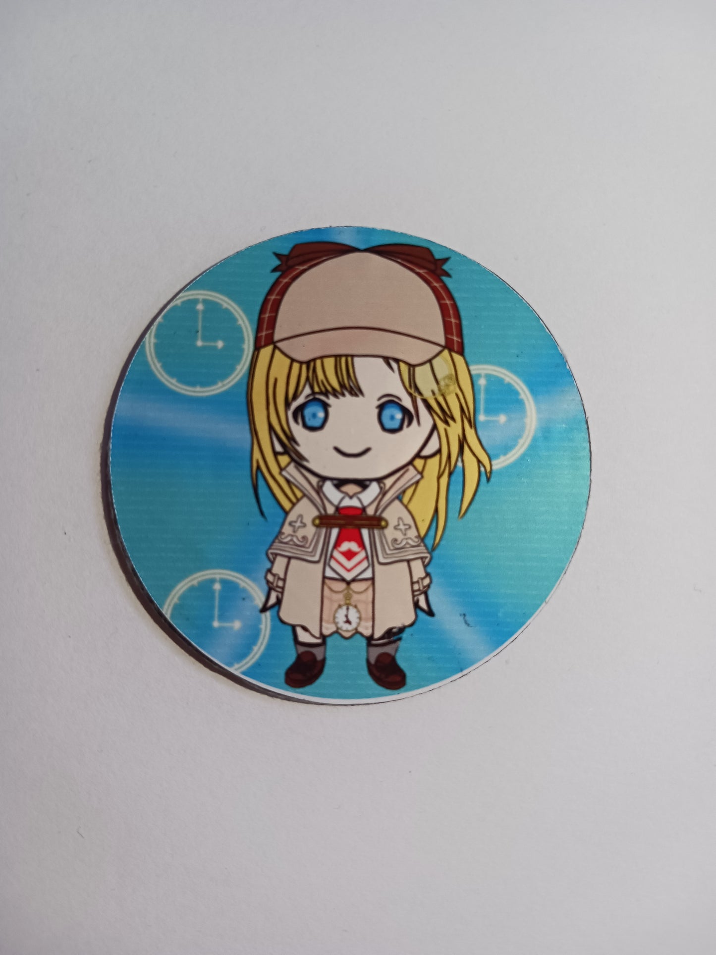 Chubby Chibis - Amelia Watson Round Magnet