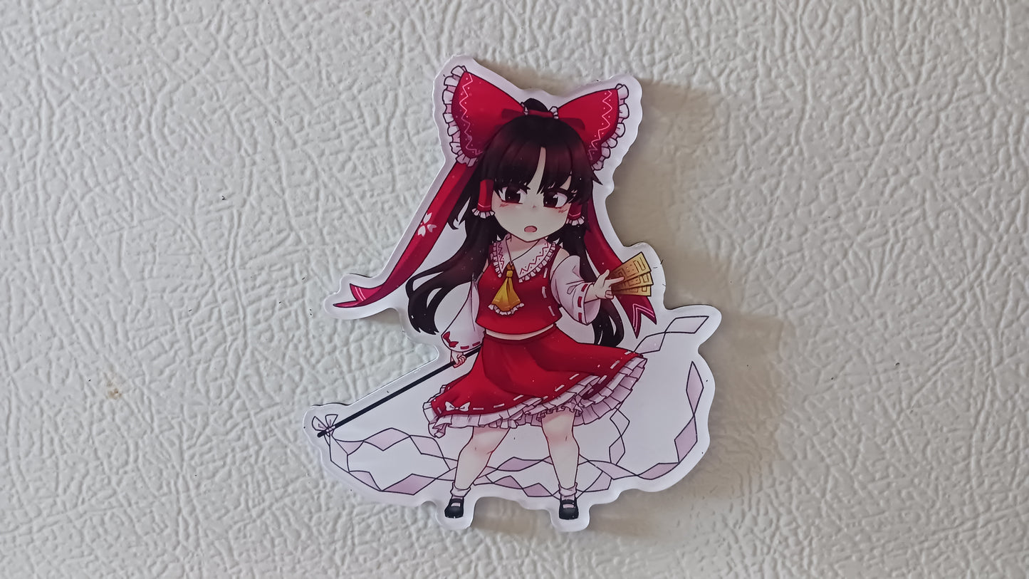 4" Magnet - Reimu Hakurei