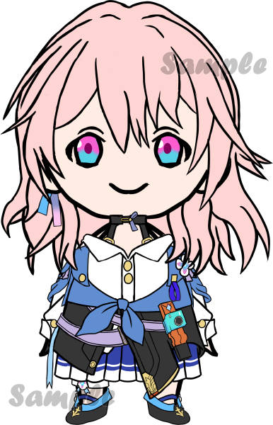 Chubby Chibis - March 7th Sticker