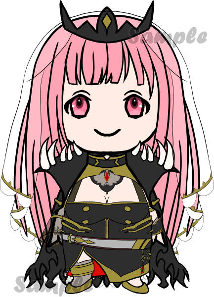 Chubby Chibis - Calliope Mori Sticker
