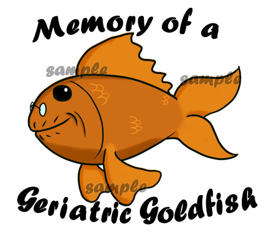 Original - Geriatric Goldfish sticker