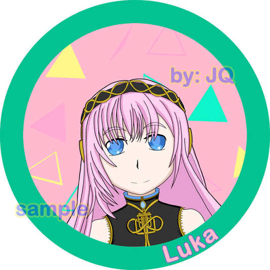 Project Sekai/Vocaloid 3" Round Acrylic Charm - Luka