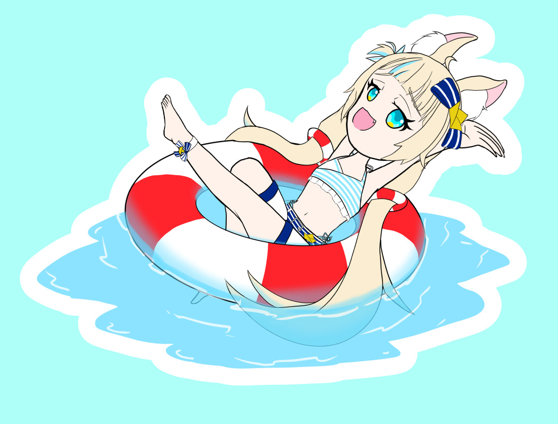 Sameko Saba 4" Sticker