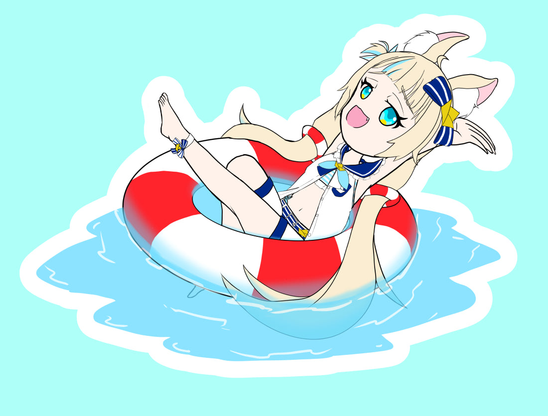 Sameko Saba 4" Sticker