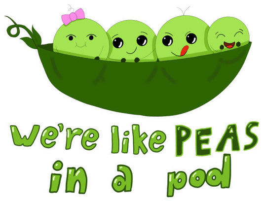 PUNderful Sentiments - We're Peas in a Pod Sticker