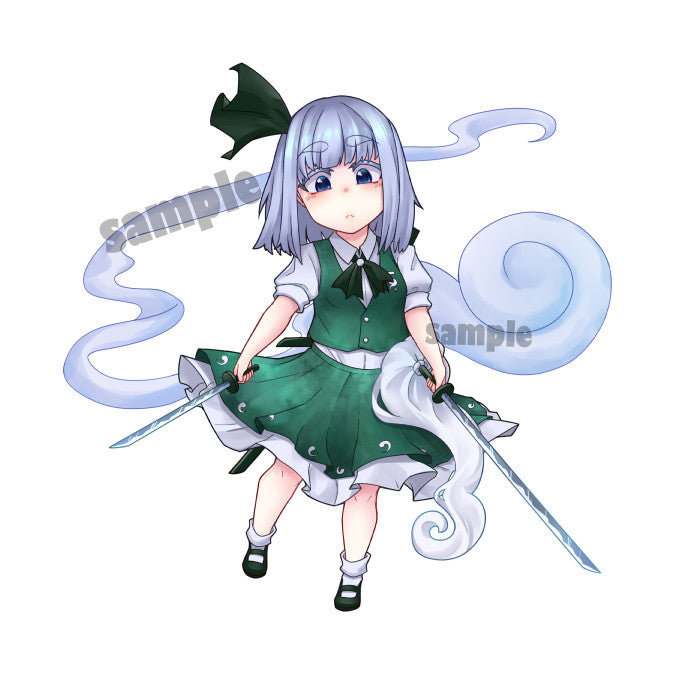 Touhou - Youmu Konpaku 4" Sticker