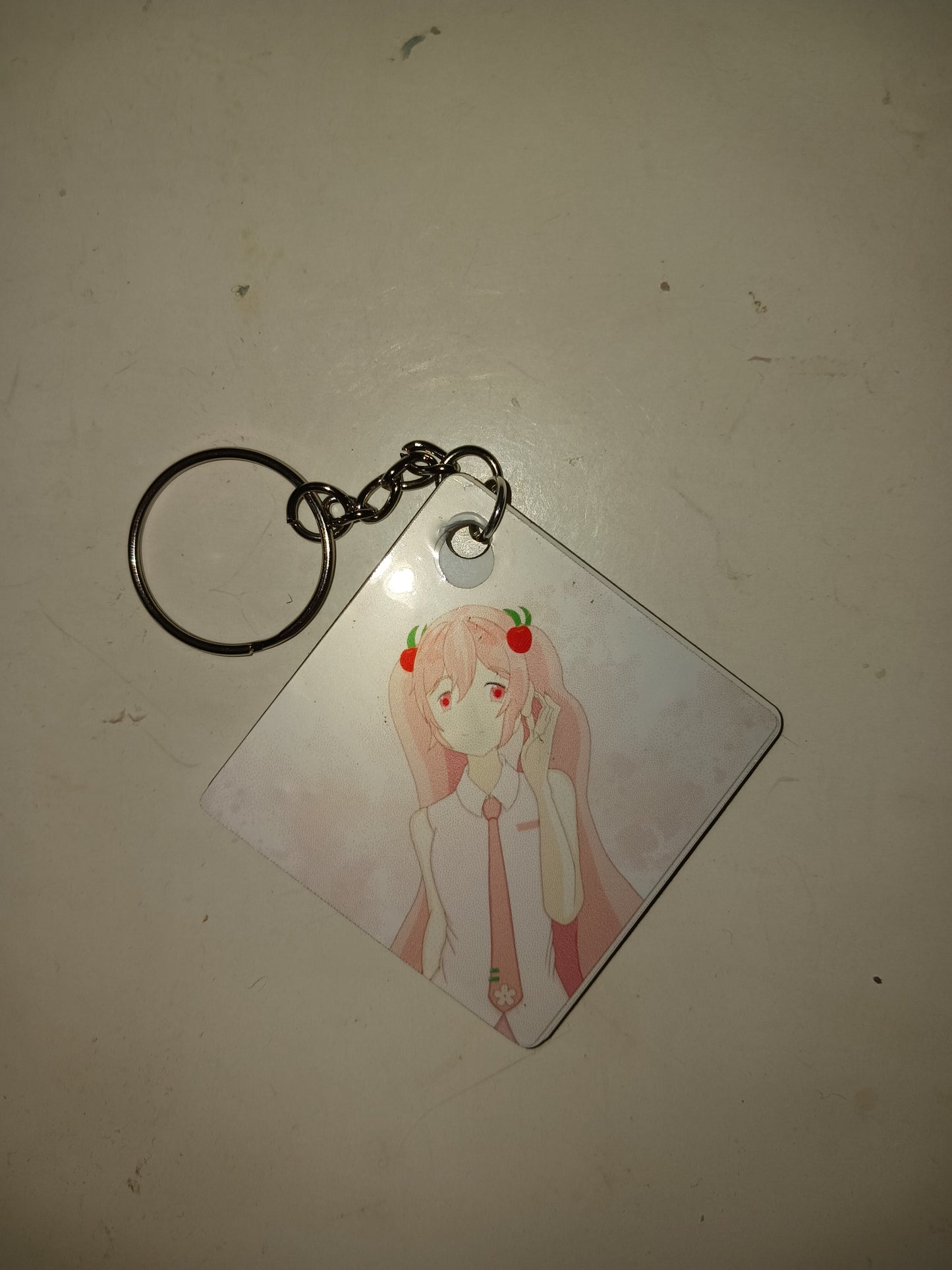 Sakura Miku Keychain