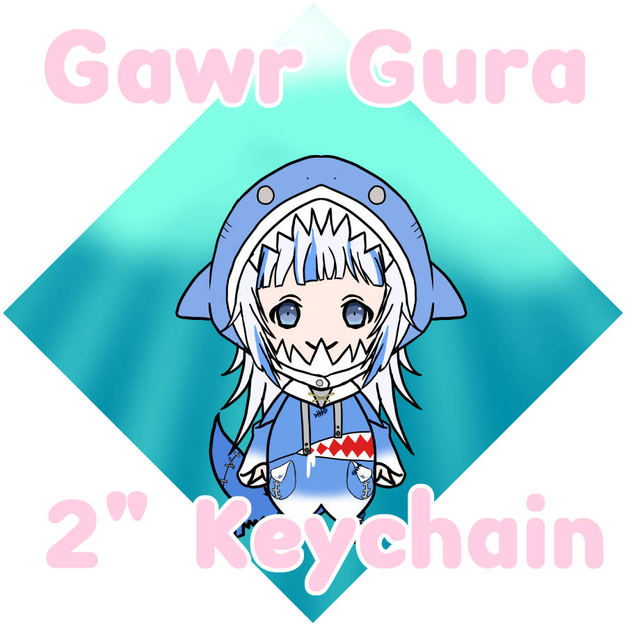 Chubby Chibis - Gawr Gura – SakuraCrafts