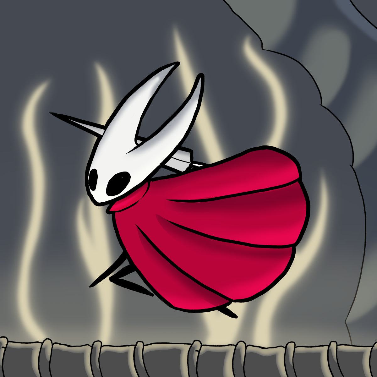 Hollow Knight/Silksong - Hornet 3"/4" Stickers