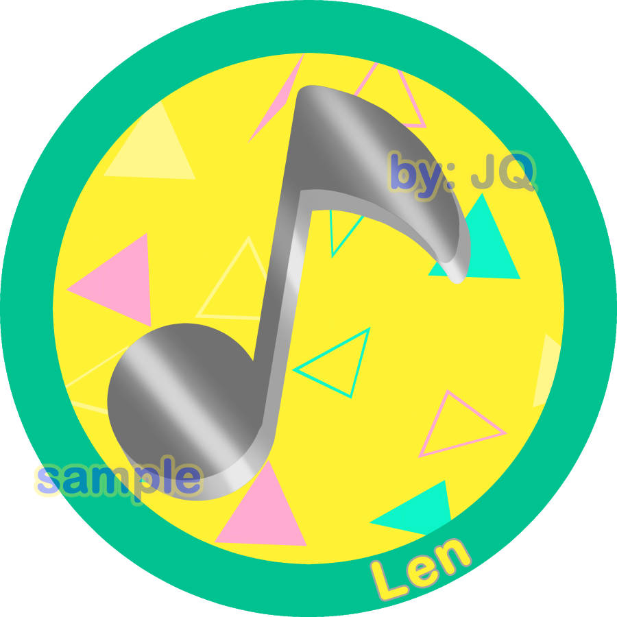 Project Sekai/Vocaloid Stickers:  Len 3" Round Sticker (+Bonus!)