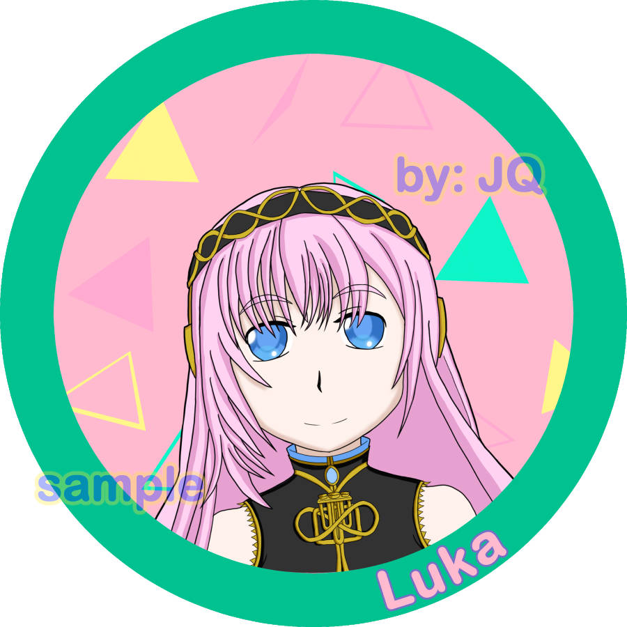 Project Sekai/Vocaloid Stickers:  Miku/Luka 3" Round Sticker Set (+Bonus!)