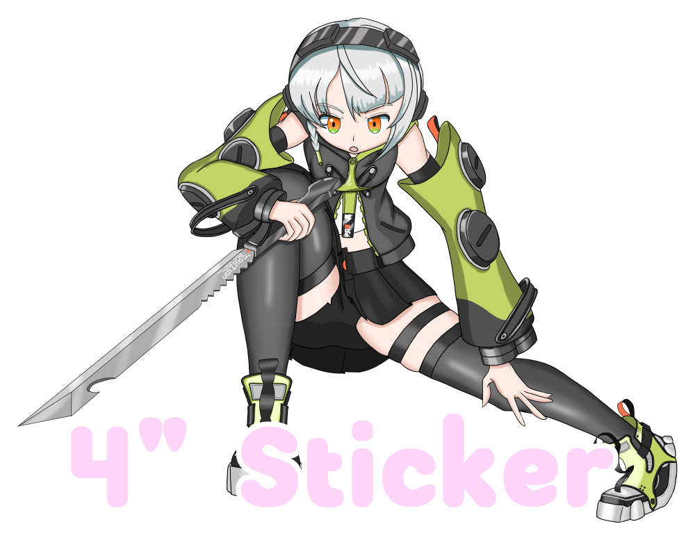 Anby Demara 4" Sticker