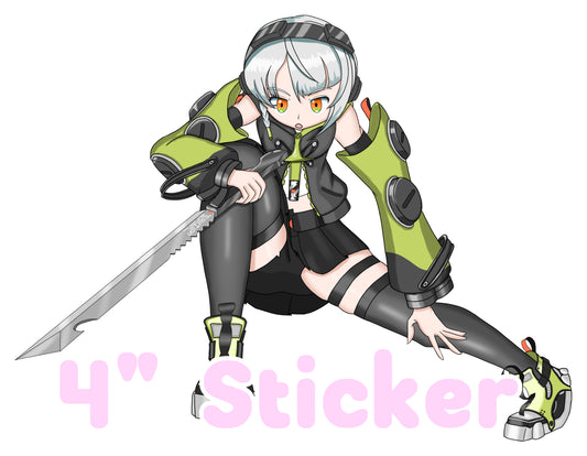 Anby Demara 4" Sticker